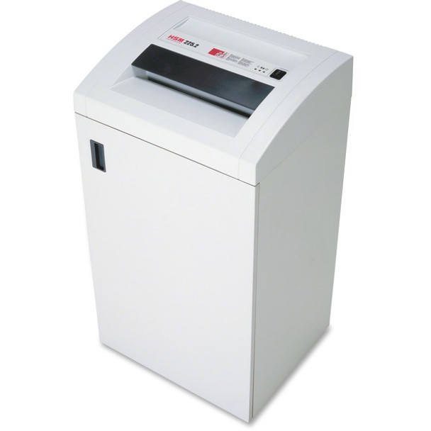 AbilityOne  SKILCRAFT Mobile Paper Shredder - Strip Cut - 42 Per Pass - for shredding Paper, Credit Card, CD, 3.5" Floppy Disk - 0.250" Shred Size - P-2 - 12" Throat - 28 gal Wastebin Capacity - Light Gray