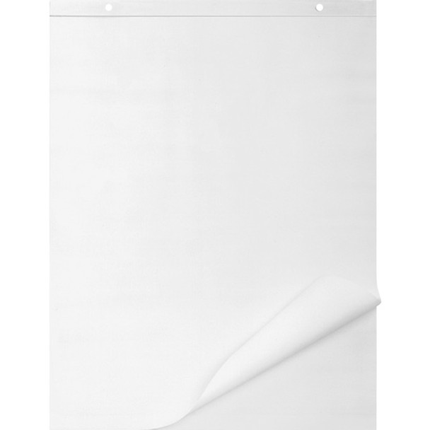 AbilityOne  SKILCRAFT Unruled Easel Pad - 50 Sheets - Plain - 20 lb Basis Weight - 27" x 34" - White Paper - Perforated - 1 Each