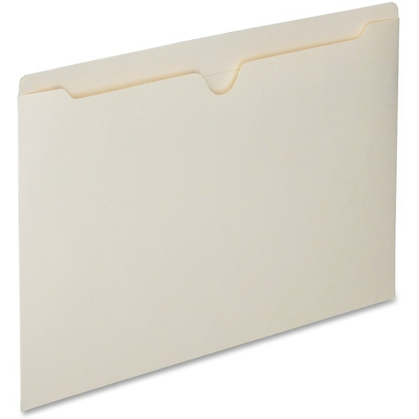 AbilityOne  SKILCRAFT Straight Tab Cut Legal Recycled File Jacket - 8 1/2" x 14" - Manila - 30% Recycled - 100 / Box