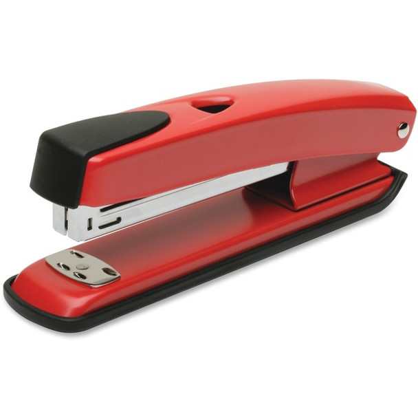 AbilityOne  SKILCRAFT Contemporary Desktop Stapler - 20 Sheets Capacity - 210 Staple Capacity - Full Strip - 1 Each - Red