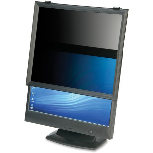 AbilityOne  SKILCRAFT LCD Monitor Framed Privacy Filter Black - For 20" Widescreen Monitor - Damage Resistant - 1 Pack