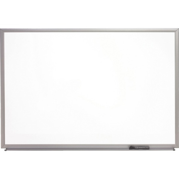 AbilityOne  SKILCRAFT Magnetic Dry Erase Whiteboard - 26" (2.2 ft) Width x 40" (3.3 ft) Height - White Painted Steel Surface - Silver Aluminum Frame - Rectangle - Horizontal/Vertical - Magnetic - 1 Each