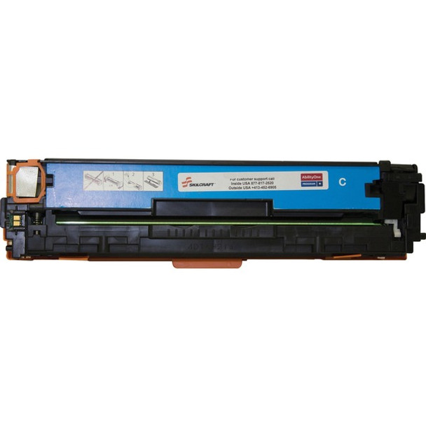 AbilityOne  SKILCRAFT Remanufactured Laser Toner Cartridge - Alternative for HP 304A (CC531A) - Cyan - 1 Each - 2800 Pages