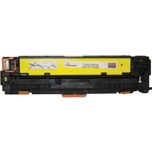 AbilityOne  SKILCRAFT Remanufactured Laser Toner Cartridge - Alternative for HP 504A (CE252A) - Yellow - 1 Each - 7000 Pages