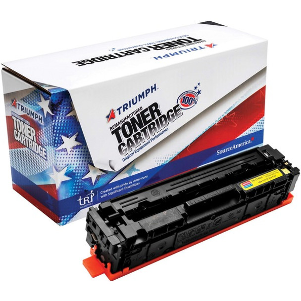 AbilityOne  SKILCRAFT Remanufactured Laser Toner Cartridge - Alternative for HP 201A - Yellow - 1 Each - 1400 Pages