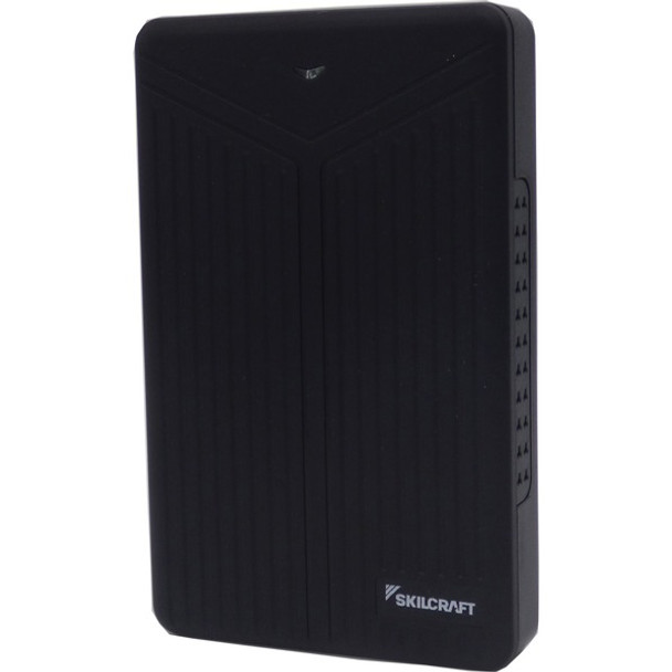 AbilityOne  SKILCRAFT 4 TB Portable Hard Drive - External - Black - Desktop PC Device Supported - USB 3.0 - 1 Pack