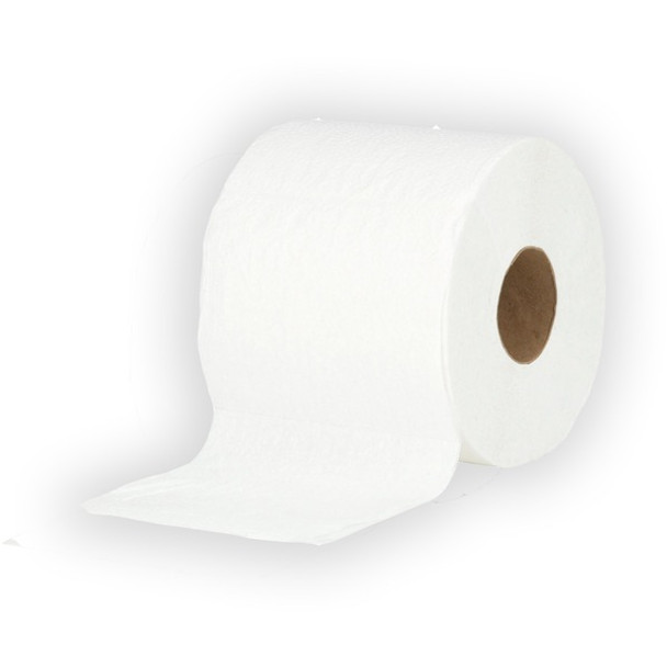 AbilityOne  SKILCRAFT 2-ply Toilet Tissue Paper - 2 Ply - 4" x 4" - 450 Sheets/Roll - 1.50" Core - White - Individually Wrapped, Perforated - For Toilet - 60 Rolls Per Box - 60 / Box