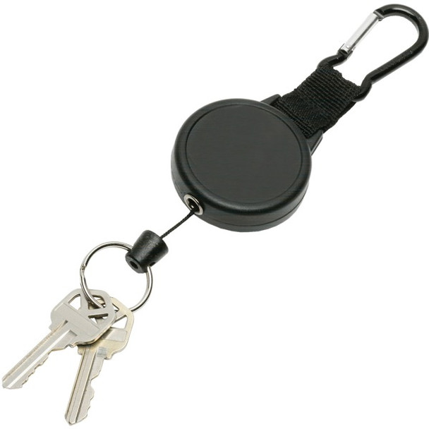 AbilityOne  SKILCRAFT Key Reel - 1 Dozen - Black