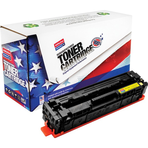 AbilityOne  SKILCRAFT Remanufactured Laser Toner Cartridge - Alternative for HP 201A, 201X - Yellow - 1 Each - 2300