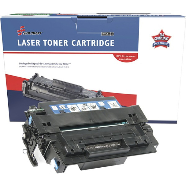 AbilityOne  SKILCRAFT Remanufactured High Yield Laser Toner Cartridge - Alternative for HP 51X, 51A - Black - 1 Each - 6000 Pages