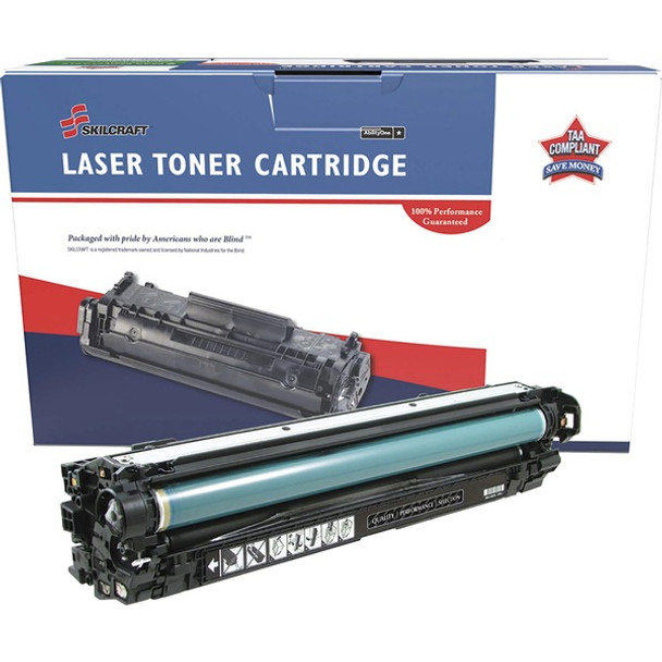 AbilityOne  SKILCRAFT Remanufactured Laser Toner Cartridge - Alternative for HP 650A - Black - 1 Each - 13500 Pages