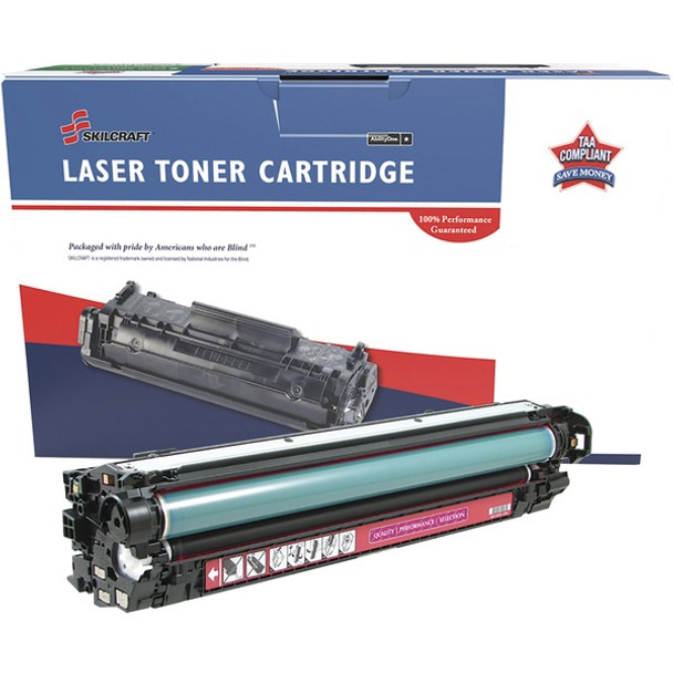 AbilityOne  SKILCRAFT Remanufactured Laser Toner Cartridge - Alternative for HP 650A - Magenta - 1 Each - 15000 Pages