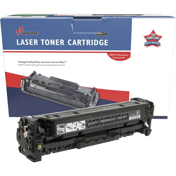 AbilityOne  SKILCRAFT Remanufactured Laser Toner Cartridge - Alternative for HP 305X, 305A (CE410X) - Black - 1 Each - 4000 Pages