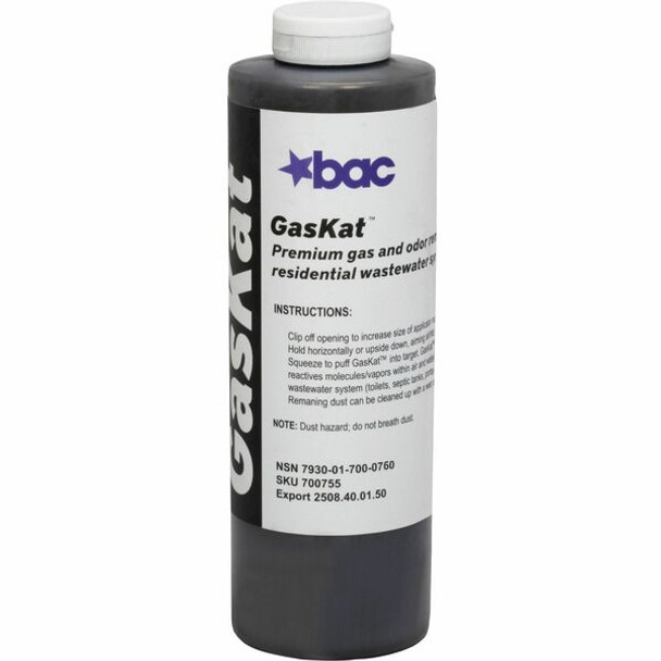 AbilityOne  SKILCRAFT GasKat Odor & Toxic Gases Remover - 24 oz (1.50 lb)Bottle - 12 / Carton