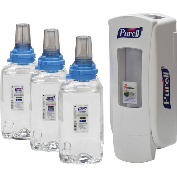 AbilityOne  SKILCRAFT PURELL Green Certified Hand Sanitize Kit - Clear - 4 / Carton