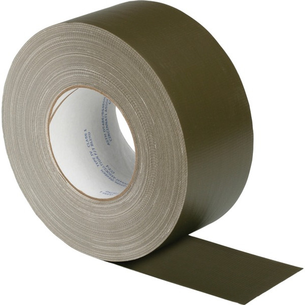 AbilityOne  SKILCRAFT Original 100 MPH Tape - 60 yd Length x 3" Width - 12 mil Thickness - 3" Core - Woven, Cloth - 1 / RollRoll - Olive