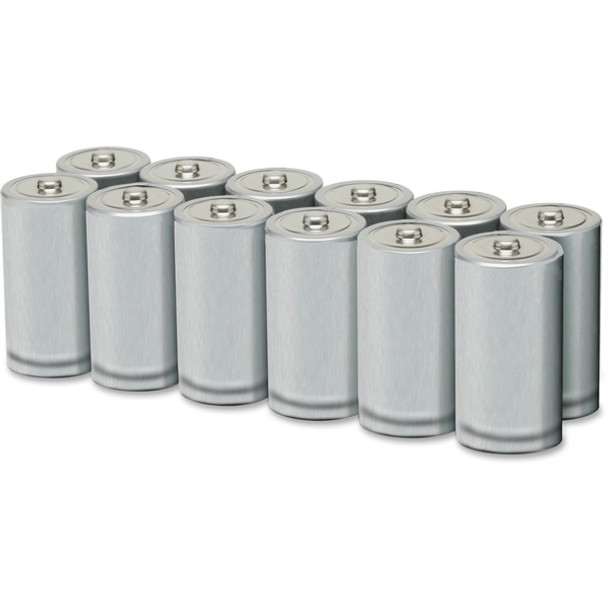 AbilityOne  SKILCRAFT C Alkaline Batteries - For General Purpose - C - 1.5 V DC - 12 / Pack