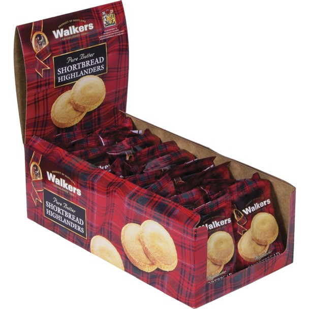 Office Snax Shortbread Highlanders Cookies - Shortbread - 1 / Box