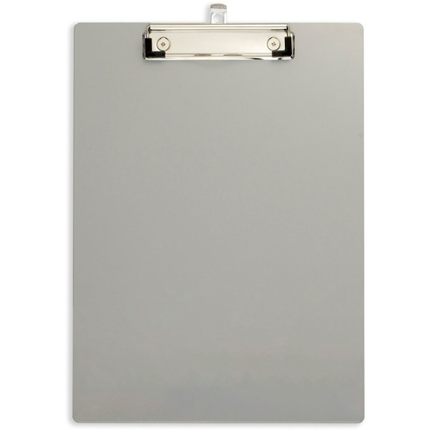 Officemate Magnetic Clipboard - Aluminum - Gray - 1 Each