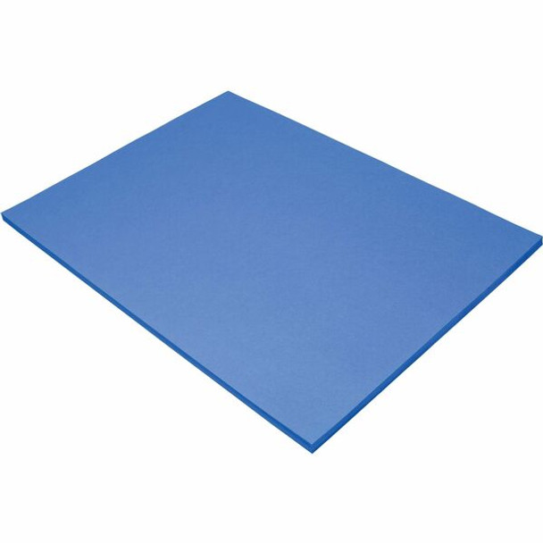 Tru-Ray Construction Paper - 24"Width x 18"Length - 50 / Pack - Blue