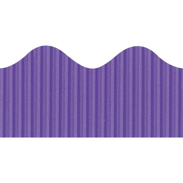 Bordette Decorative Border - Purple - 2.25" x 50' - 1 Roll/Pkg