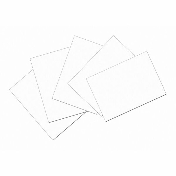 Pacon Unruled Index Cards - Plain - Unruled - Index Card - 4" x 6" - White Paper - Sturdy - 100 / Pack