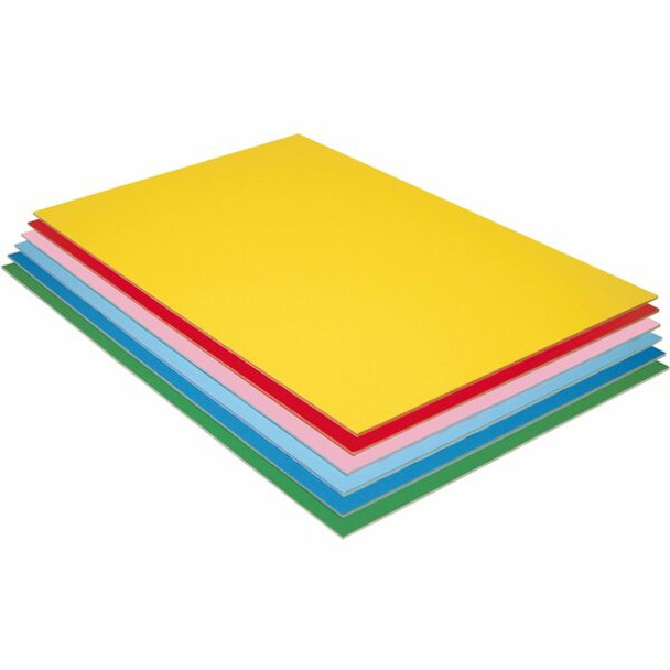 UCreate Economy Foam Boards - 30"Height x 20"Width - 12 / Carton - Assorted - Foam