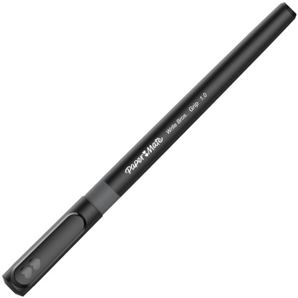 Paper Mate Write Bros. 1.0mm Ballpoint Pen - 1 mm Pen Point Size - Black - 1 Dozen