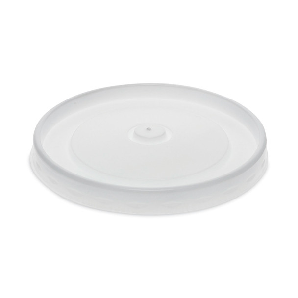 Paper Soup Cup Lid, For 32 oz Soup Cups, 3.13" Diameter x 0.69"h, White, Plastic, 500/Carton