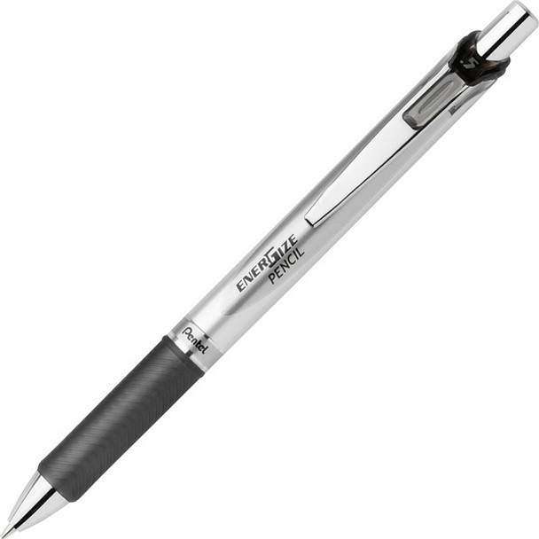 Pentel EnerGize Mechanical Pencils - #2 Lead - 0.5 mm Lead Diameter - Refillable - Black Barrel - 1 Dozen