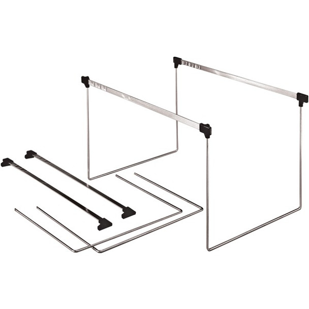 Pendaflex Actionframe Drawer File Frames - Letter - 14"-18" Long - Steel - Stainless Steel - 2 / Box
