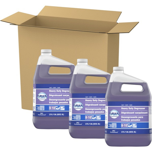 Dawn Professional HD Degreaser - 128 fl oz (4 quart) - Pine ScentBottle - 3 / Carton - Purple