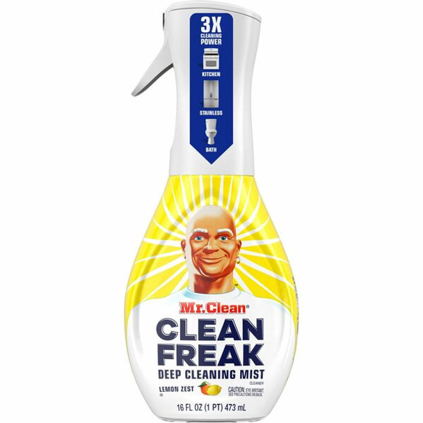 Mr. Clean Deep Cleaning Mist - 16 fl oz (0.5 quart) - Lemon Zest Scent - 6 / Carton - Multi