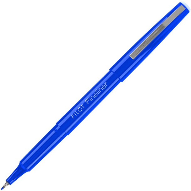 Pilot Fineliner Markers - Fine Pen Point - 0.7 mm Pen Point Size - Blue - Blue Barrel - Acrylic Fiber Tip - 1 Dozen