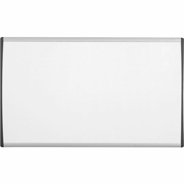 Quartet Arc Cubicle Magnetic Whiteboard - 24" (2 ft) Width x 14" (1.2 ft) Height - White Painted Steel Surface - Silver Aluminum Frame - Horizontal - Magnetic - 1 Each