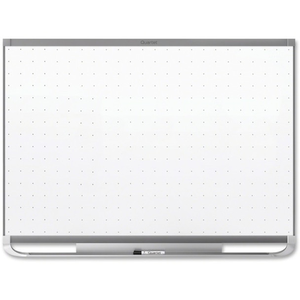 Quartet Prestige 2 Total Erase Magnetic Whiteboard - 72" (6 ft) Width x 48" (4 ft) Height - White Surface - Graphite Frame - Horizontal - Magnetic - 1 Each