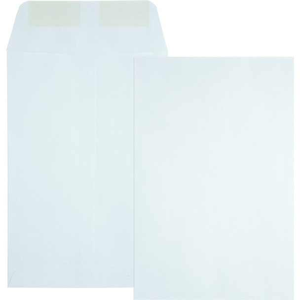 Quality Park 6 x 9 Catalog Mailing Envelopes - Catalog - 6" Width x 9" Length - 24 lb - Gummed - Wove - 500 / Box - White