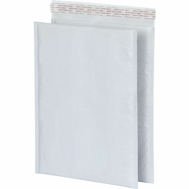 Quality Park Poly Bubble Mailers - Bubble - 10 1/2" Width x 15" Length - Strip - Poly - 25 / Box - White