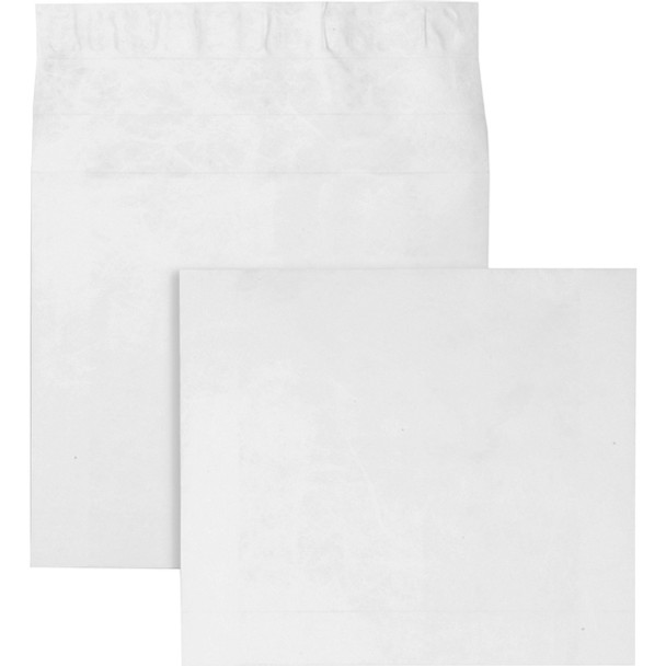 Survivor&reg; 12 x 16 x 4 DuPont Tyvek Expansion Mailers with Redi-Strip&reg; Closure - Expansion - 12" Width x 16" Length - 4" Gusset - 18 lb - Peel & Seal - Tyvek - 50 / Carton - White