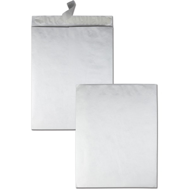 Survivor&reg; 18 x 23 DuPont Tyvek Catalog Envelopes with Self-Seal Closure - Catalog - 18" Width x 23" Length - 18 lb - Peel & Seal - Tyvek - 25 / Box - White