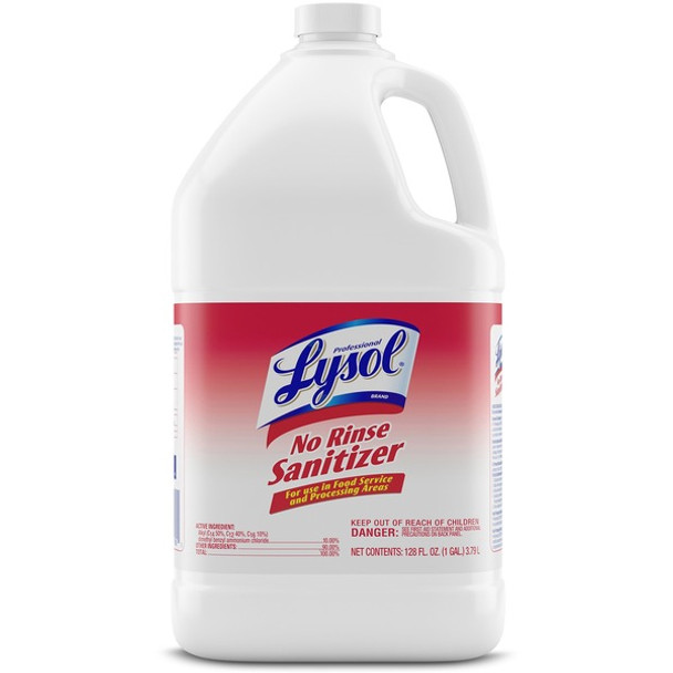 Professional Lysol No Rinse Sanitizer - Concentrate - 128 fl oz (4 quart) - 1 Each