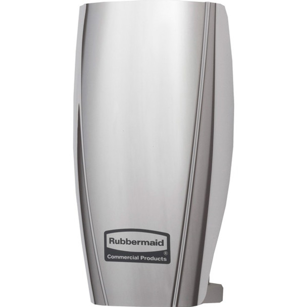 Rubbermaid Commercial TCell Air Freshening Dispenser - 90 Day Refill Life - 6000 ftÃƒâ€šÃ‚Â³ Coverage - 1 Each - Chrome