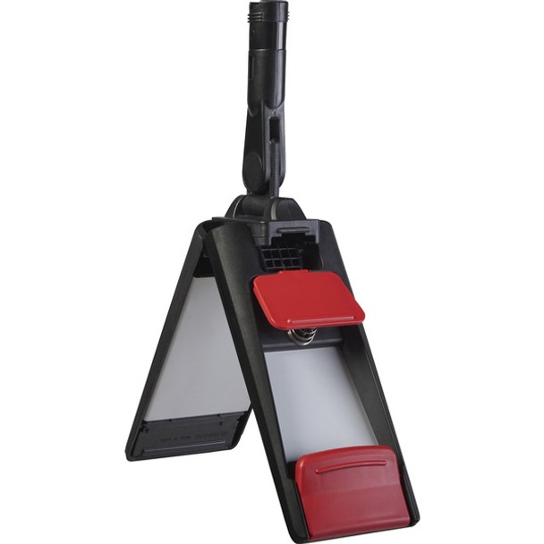 Rubbermaid Commercial Adaptable Flat Mop Frame - Ergonomic - Black - 12 / Carton