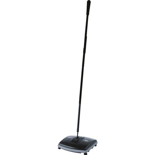 Rubbermaid Commercial Floor/Carpet Sweeper - 6.50" Brush Face - 9.5" Overall Length - Plastic Handle - 4 / Carton - Gray