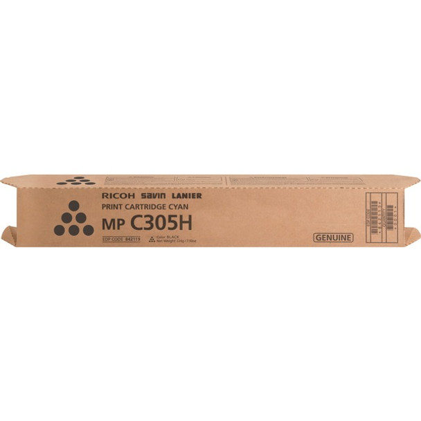 Ricoh Original Laser Toner Cartridge - Black - 1 Each - 12000 Pages