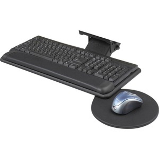 Safco Adjustable Keyboard Platform with Swivel Mouse Tray