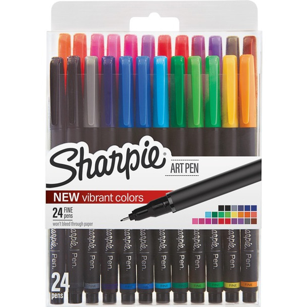 Sharpie Fine Point Art Pens - Fine Pen Point - Assorted - 24 / Pack
