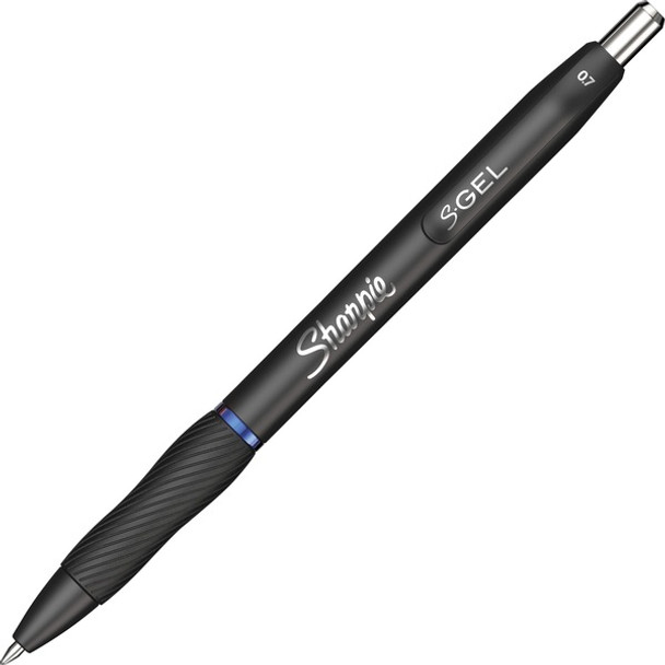 Sharpie S-Gel Pens - 0.7 mm Pen Point Size - Retractable - Blue Gel-based Ink - 1 Dozen