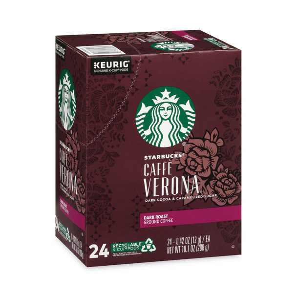 Caffe Verona Coffee K-Cups Pack, 24/Box