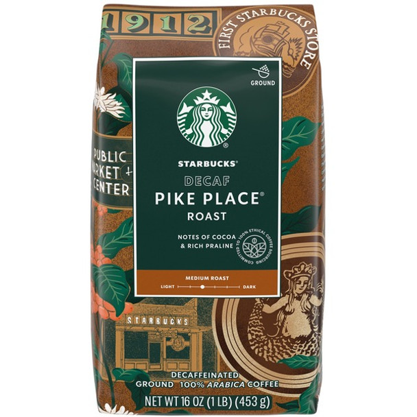 Starbucks Decaf Pike Place Coffee - Medium - 16 oz - 1 Each